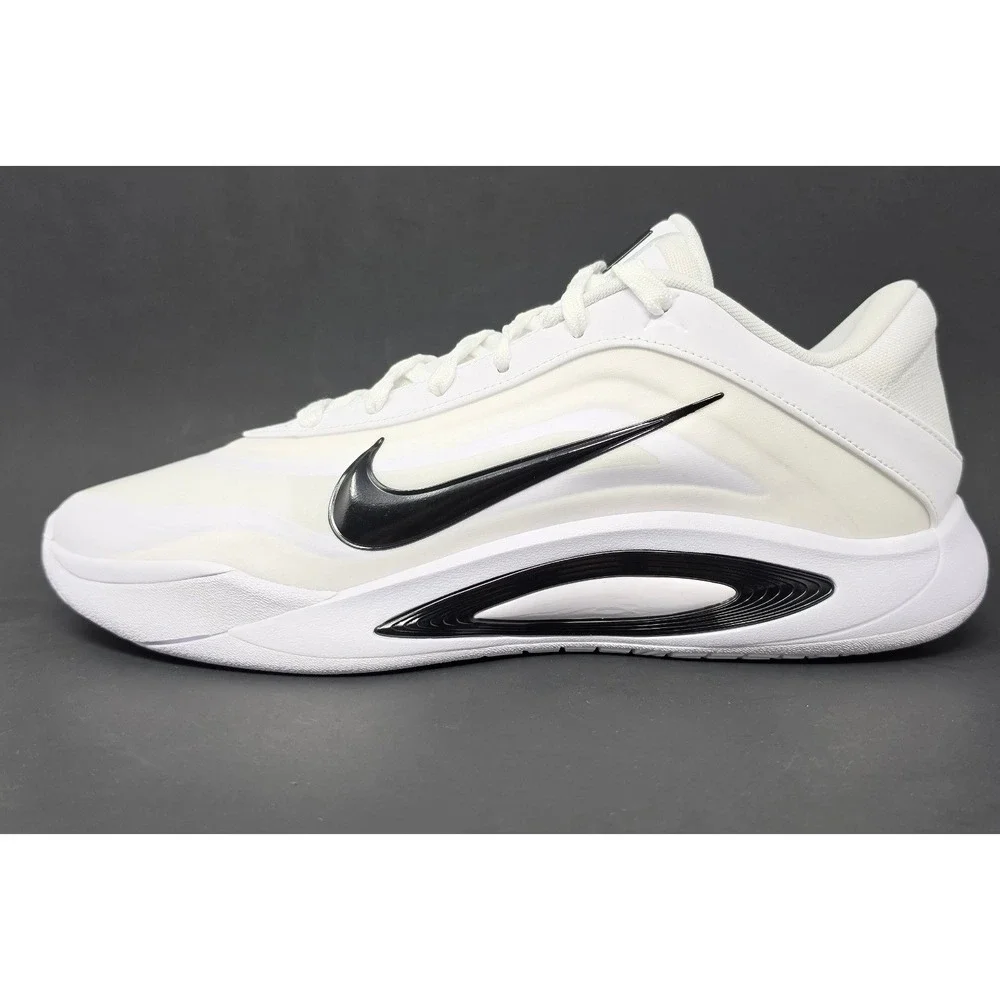 Nike A'One Aja Basketball Shoes White Black HQ8500-100 Men's 11.5/Women's 13